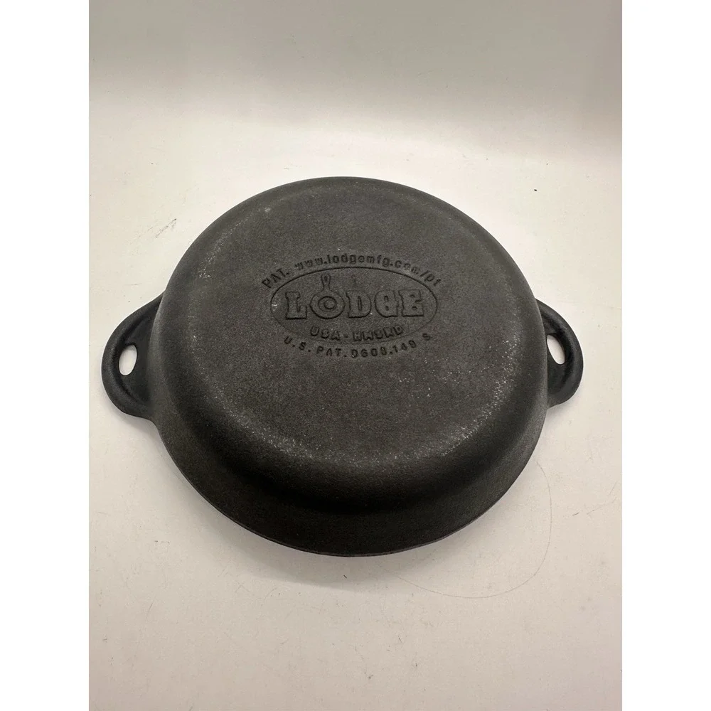 Lodge Heat Treated Cast Iron Round Mini Server 14oz Dual‎ Handle Pan